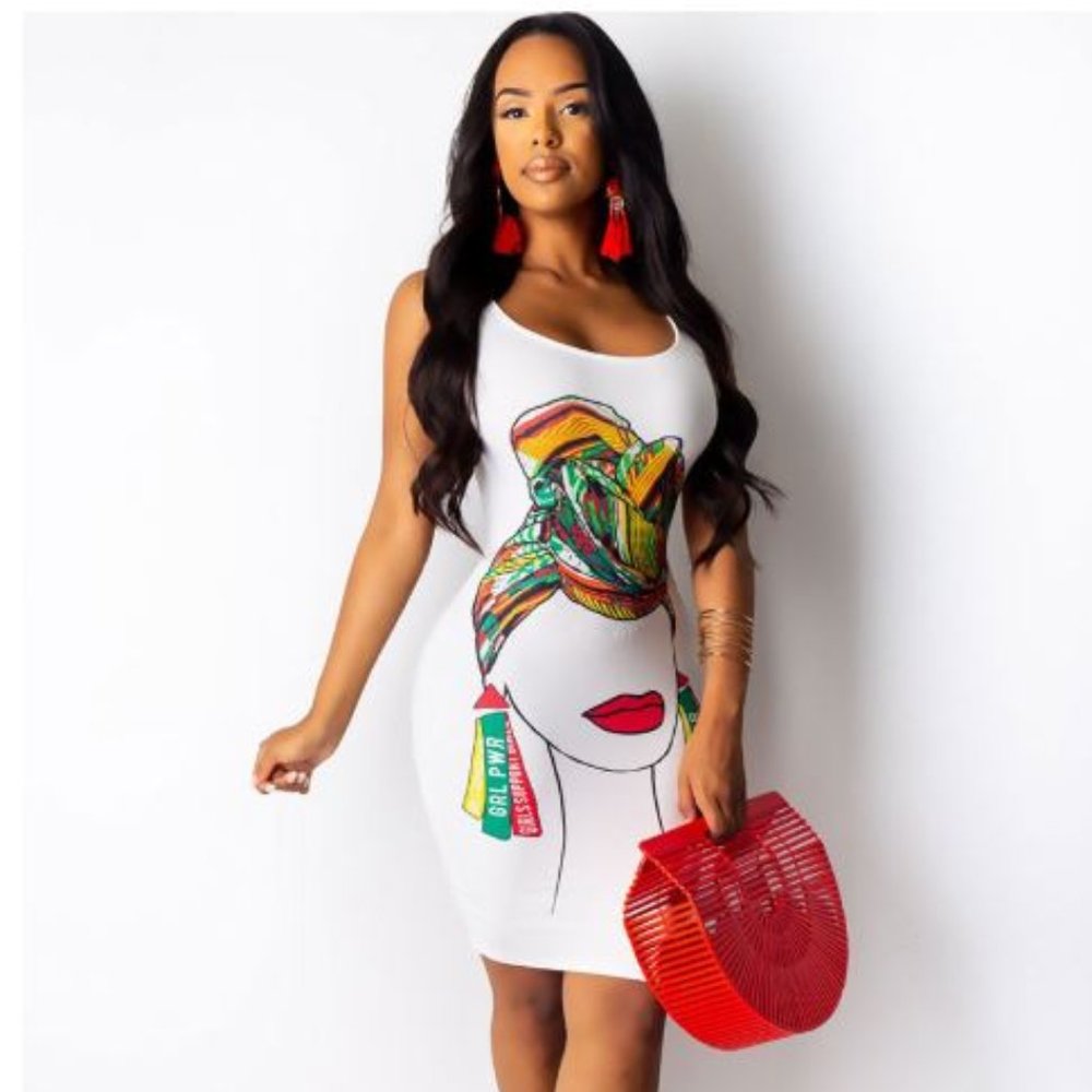 Character Bodycon Dress